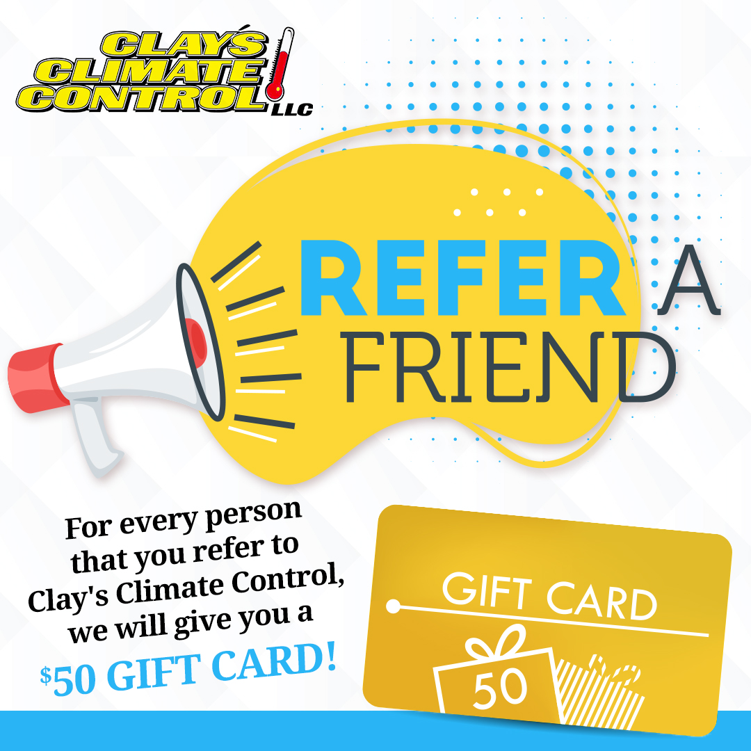 Client Referral Program South NJ Clay's Climate Control