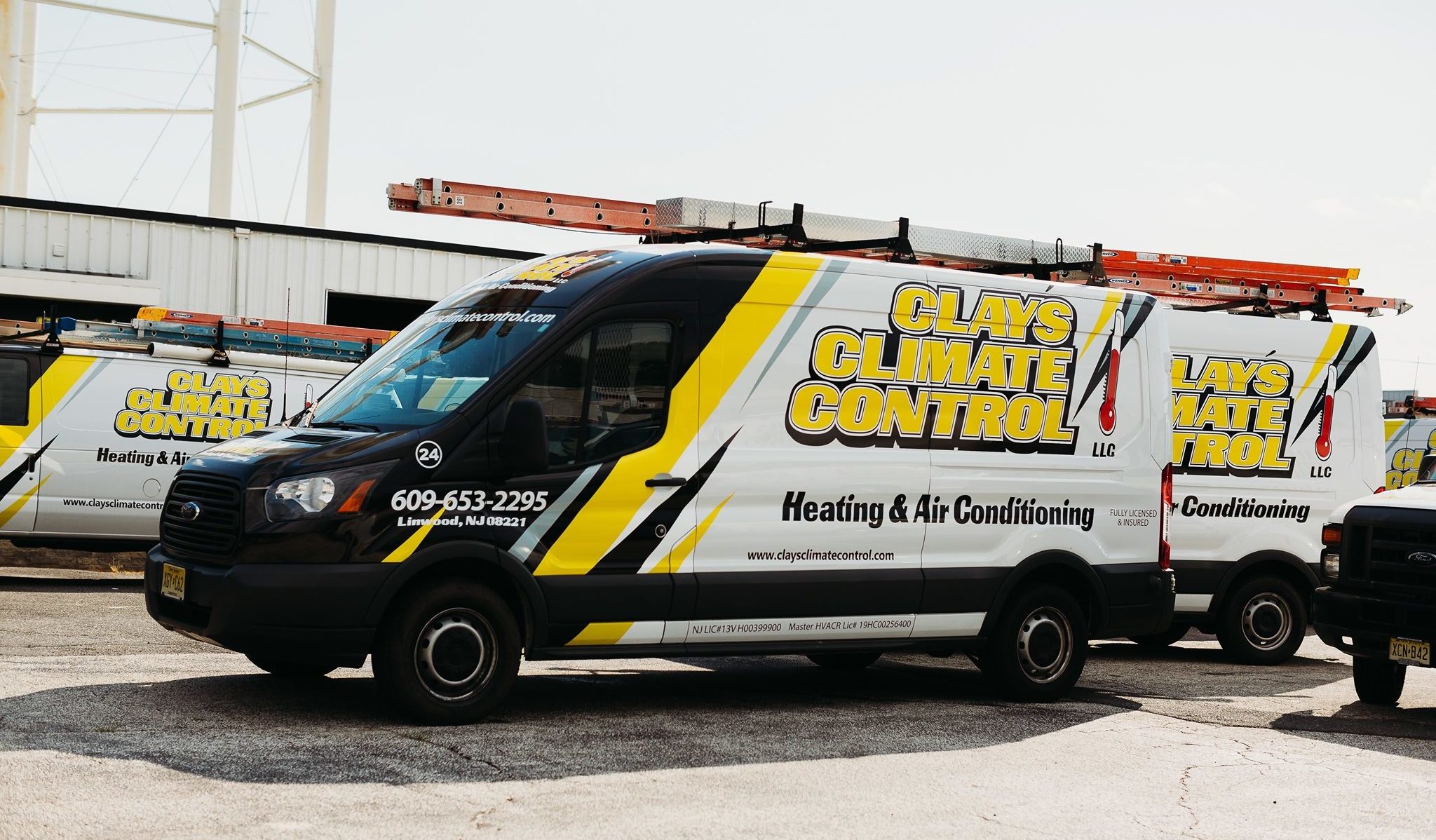 Clay's Climate Control Service Van
